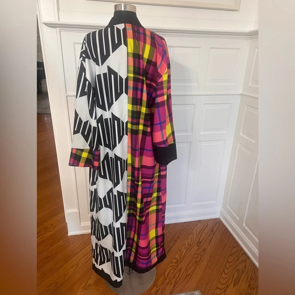 Mixed graphic print long kimono/duster - Picture 3 of 3
